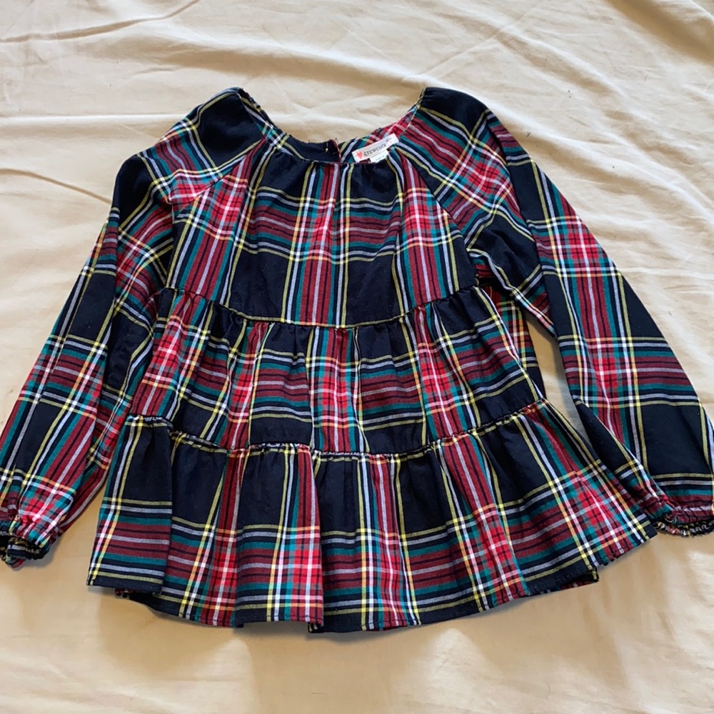 Dressy Plaid Top